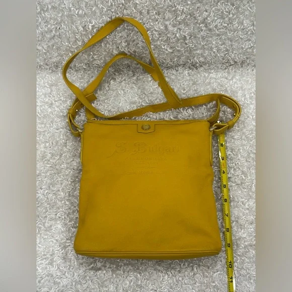 Bulgari Bvlgari Yellow Leather Tote Bag - Picture 7 of 16